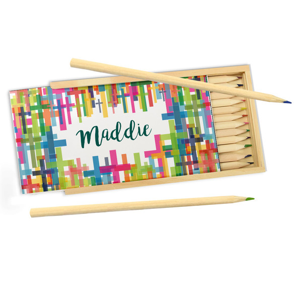 Layered Crosses Pencil Box Layered Crosses Pencil Box
