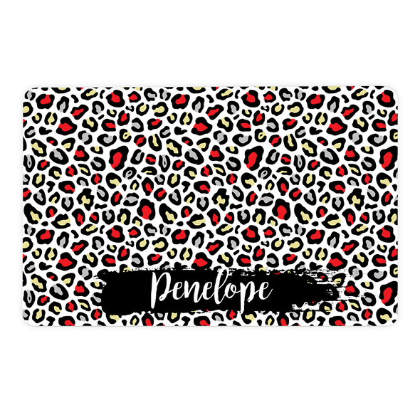 Red Leopard Pet Mat Red Leopard Pet Mat