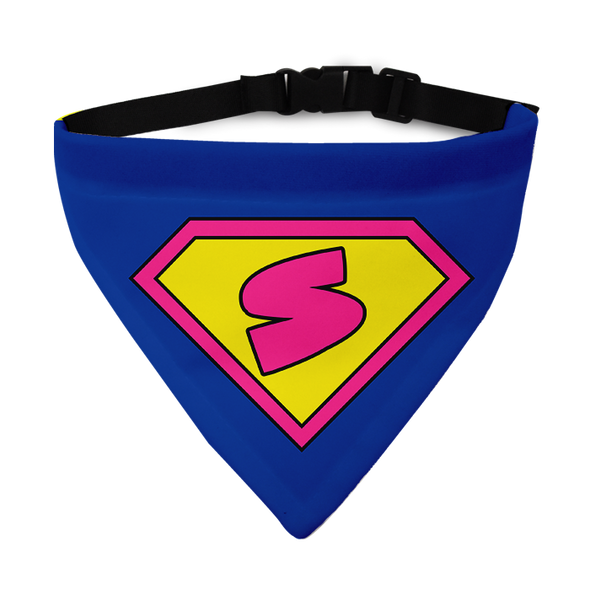 Super Girl Pet Bandana Collar Super Girl Pet Bandana Collar