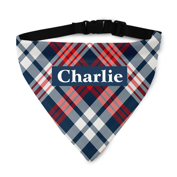 Jarrod Plaid Pet Bandana Collar Jarrod Plaid Pet Bandana Collar