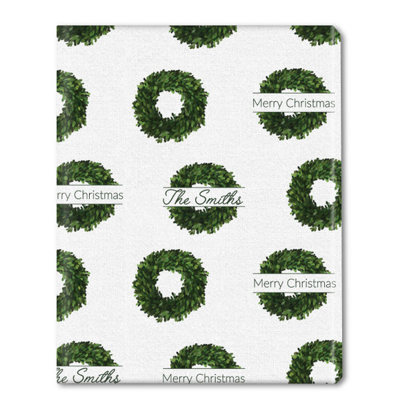 Boxwood Wreaths Personalized Gift Wrap Boxwood Wreaths Personalized Gift Wrap