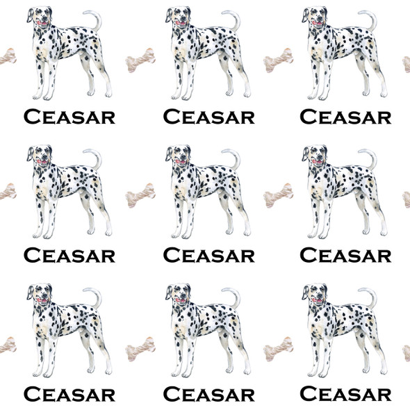 Watercolor Dalmatian Personalized Gift Wrap Watercolor Dalmatian Personalized Gift Wrap