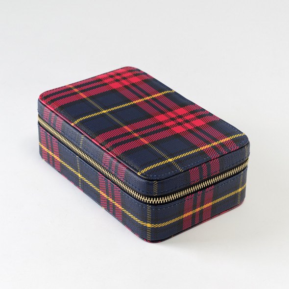 North Plaid Rectangular Organizer - Vegan Leather North Plaid Rectangular Organizer - Vegan Leather