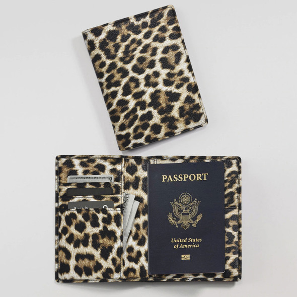 Leopard Passport Cover - Vegan Leather Leopard Passport Cover - Vegan Leather