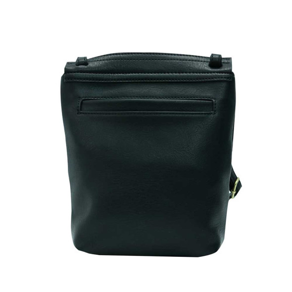 Midnight Front Flap Crossbody - Vegan Leather Midnight Front Flap Crossbody - Vegan Leather