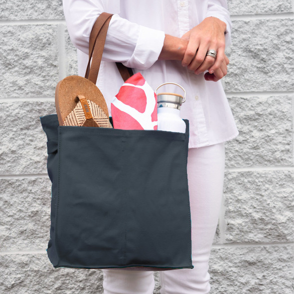 Navy Canvas Ultimate Market  Tote