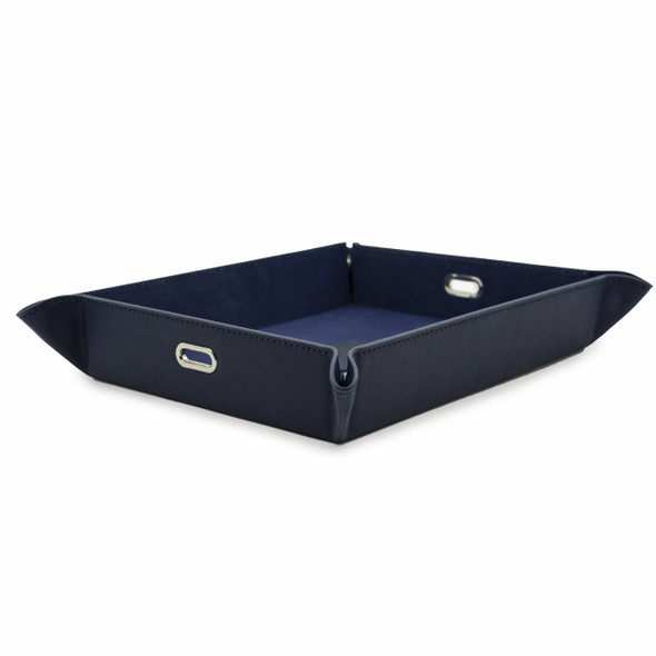 Navy Catchall Valet - Vegan Leather Navy Catchall Valet - Vegan Leather
