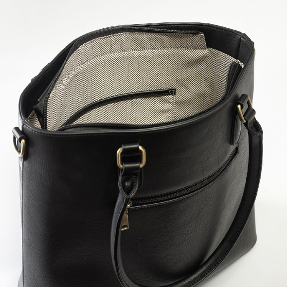 Midnight Camo Claire Tote - Vegan Leather - Stamped Midnight Camo Claire Tote - Vegan Leather - Stamped