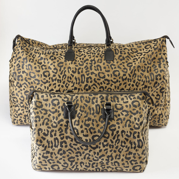 Leopard Weekender - Embroidered Leopard Weekender - Embroidered
