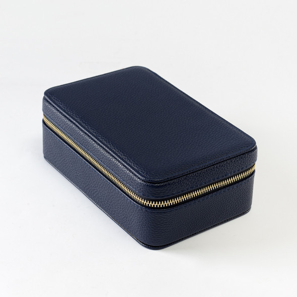 Navy Rectangular Organizer - Stamped Navy Rectangular Organizer - Stamped