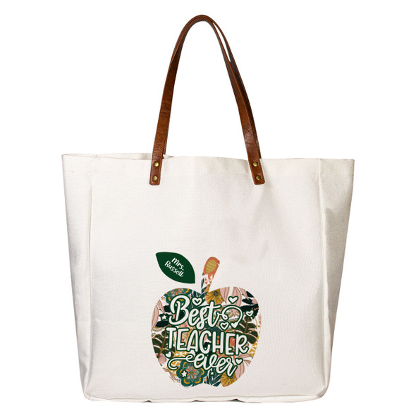 Boho Floral Best Teacher Rover Tote Boho Floral Best Teacher Rover Tote