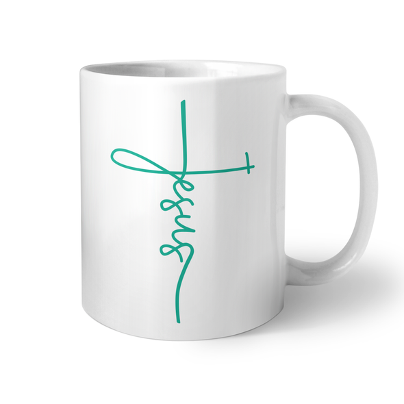 Jesus Cross Coffee Mug Jesus Cross Coffee Mug
