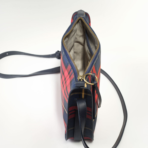 Rowan Crossbody- North Plaid - Vegan Leather - Stamped Rowan Crossbody- North Plaid - Vegan Leather - Stamped