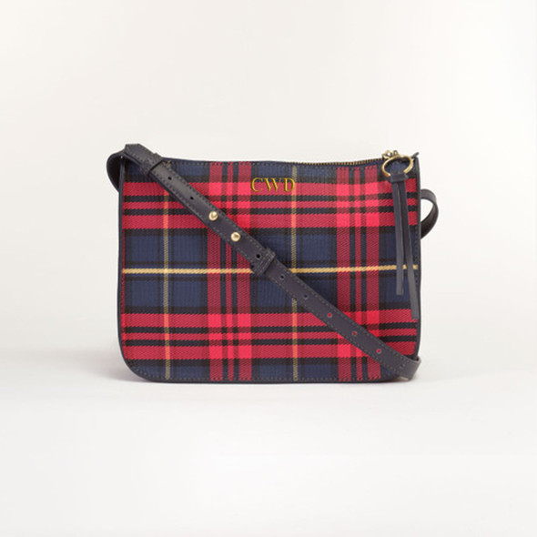 Rowan Crossbody- North Plaid - Vegan Leather - Stamped Rowan Crossbody- North Plaid - Vegan Leather - Stamped