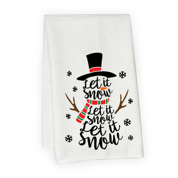 Let it Snow Microfiber Hand Towel Let it Snow Microfiber Hand Towel