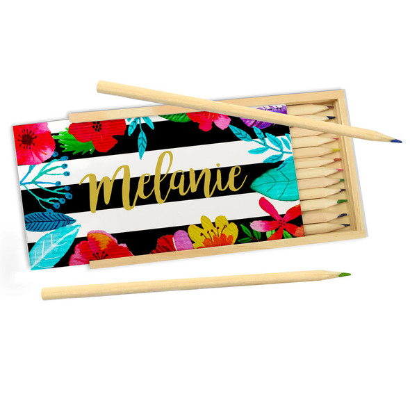 Mia Floral Pencil Box Mia Floral Pencil Box