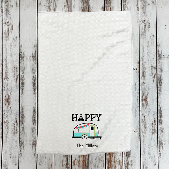 Happy Camper Microfiber Hand Towel Happy Camper Microfiber Hand Towel