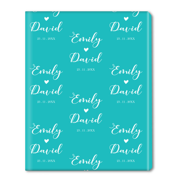 Scripted Heart Personalized Gift Wrap Scripted Heart Personalized Gift Wrap