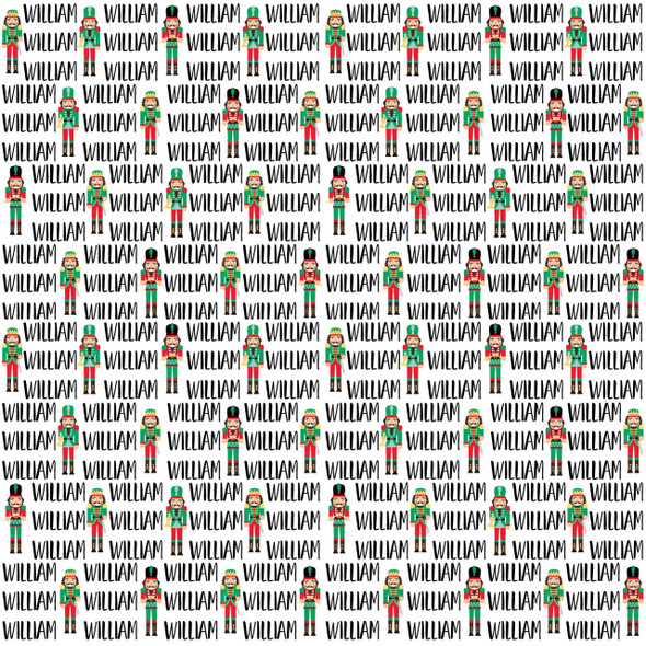 Nutty Nutcrackers Personalized Gift Wrap Nutty Nutcrackers Personalized Gift Wrap
