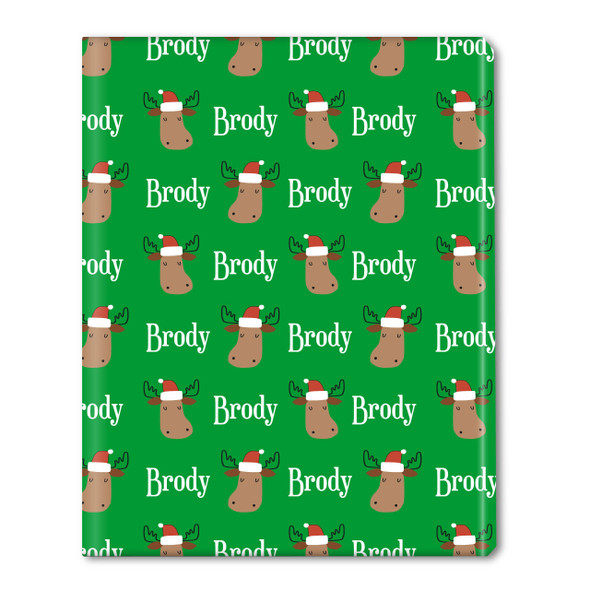 Merry Chrismoose Personalized Gift Wrap Merry Chrismoose Personalized Gift Wrap