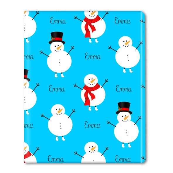 Jolly Snowmen Personalized Gift Wrap Jolly Snowmen Personalized Gift Wrap