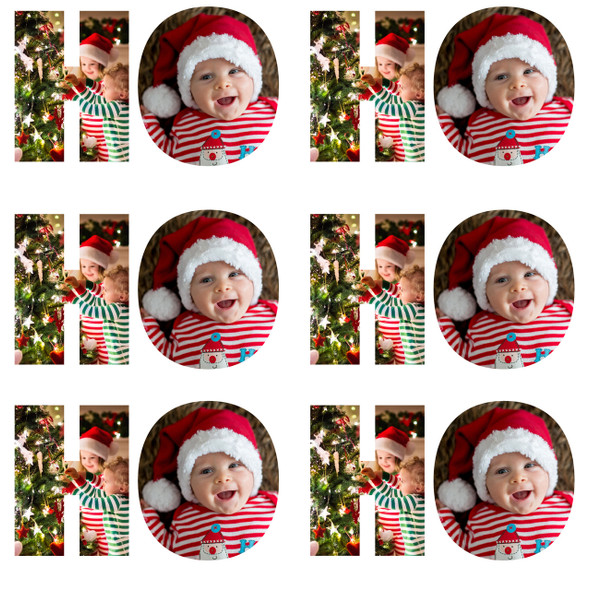 HOHOHO Photo Personalized Gift Wrap HOHOHO Photo Personalized Gift Wrap