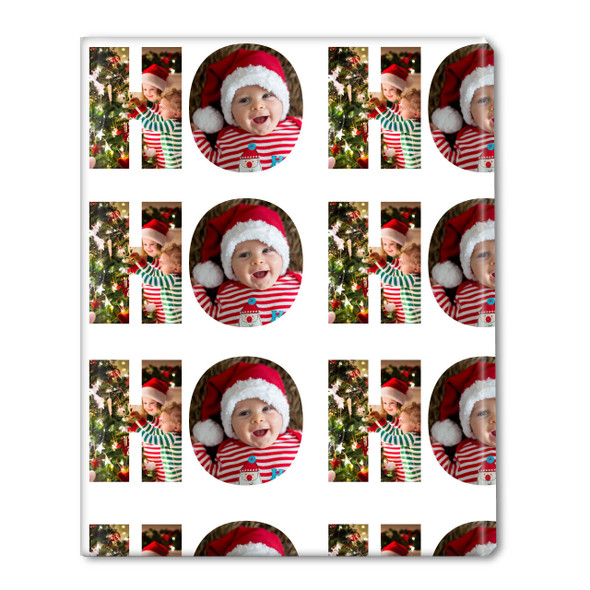HOHOHO Photo Personalized Gift Wrap HOHOHO Photo Personalized Gift Wrap