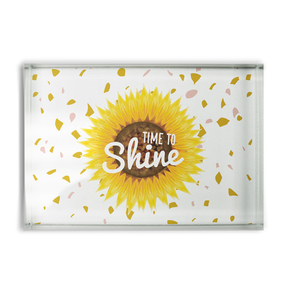 Time to Shine Glass Block Time to Shine Glass Block