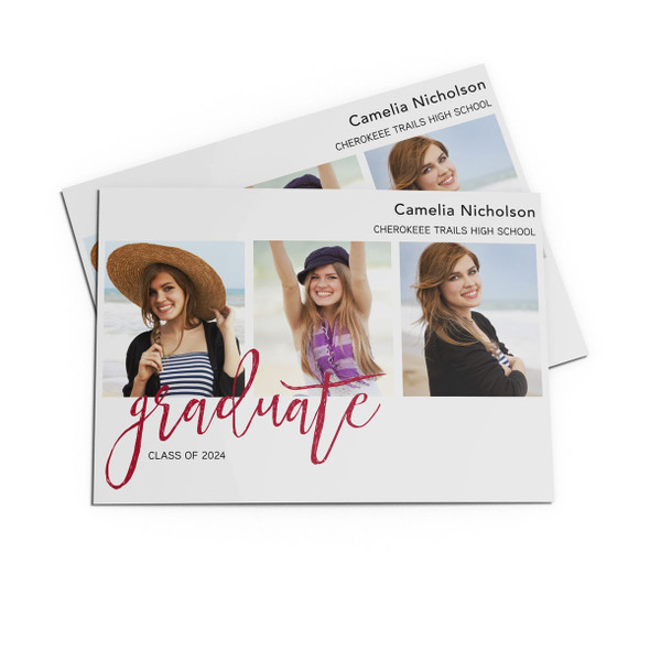 Graduate Scripted Trio Announcement Graduate Scripted Trio Announcement