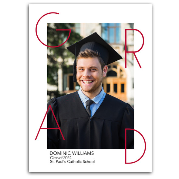 Framed GRAD Photo Announcement Framed GRAD Photo Announcement