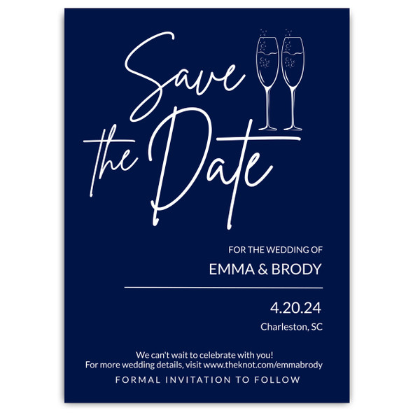 Clink Save the Date Announcement Clink Save the Date Announcement