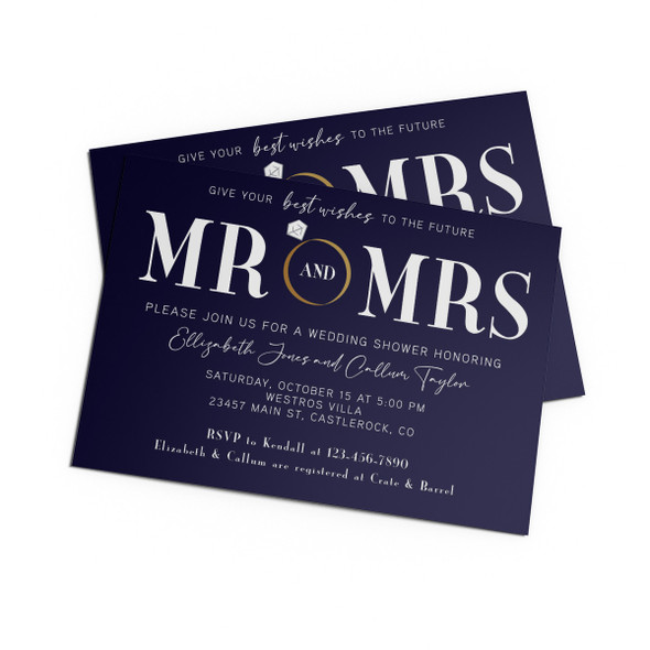 Future Mr. & Mrs. Shower Invitation Future Mr. & Mrs. Shower Invitation