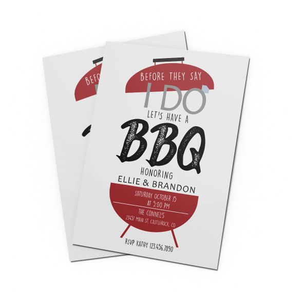 I Do BBQ Shower Invitation I Do BBQ Shower Invitation