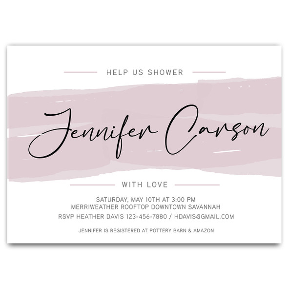 Help Us Shower Bridal Invitation Help Us Shower Bridal Invitation