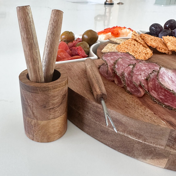 Acacia Charcuterie Picks Set Acacia Charcuterie Picks Set