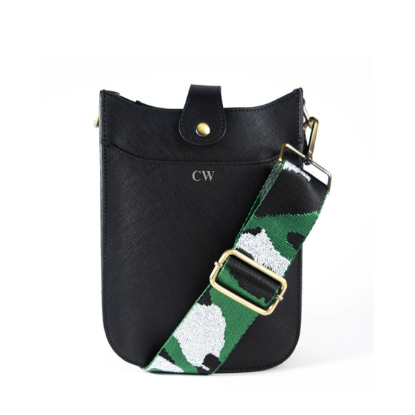 Midnight Lulu Crossbody - Vegan Leather - Stamped Midnight Lulu Crossbody - Vegan Leather - Stamped