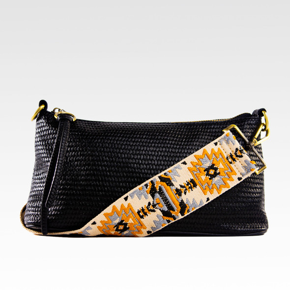 Quinn Shoulder Bag- Midnight - Vegan Leather Quinn Shoulder Bag- Midnight - Vegan Leather