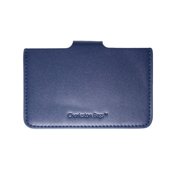 Navy Card Wallet - Vegan Leather Navy Card Wallet - Vegan Leather