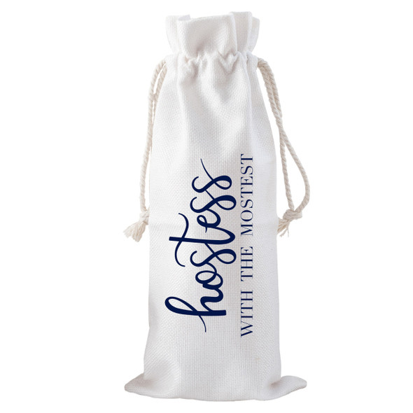 Hostess With the Mostest Drawstring Bottle Tote Hostess With the Mostest Drawstring Bottle Tote