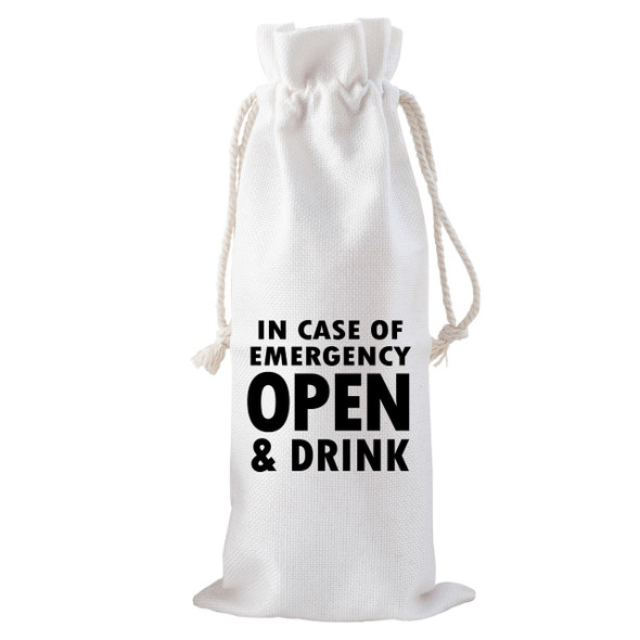 ICE Open & Drink Drawstring Bottle Tote ICE Open & Drink Drawstring Bottle Tote