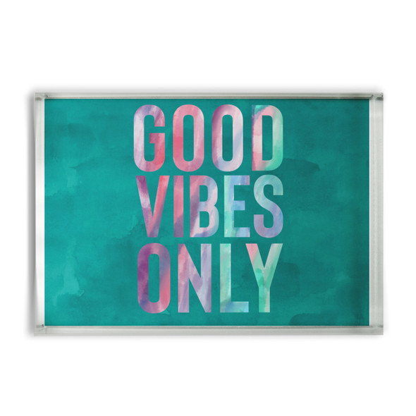 Good Vibes Only Glass Block Good Vibes Only Glass Block