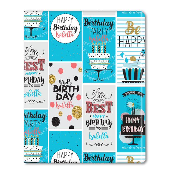 Happy Birthday To You Personalized Gift Wrap Happy Birthday To You Personalized Gift Wrap