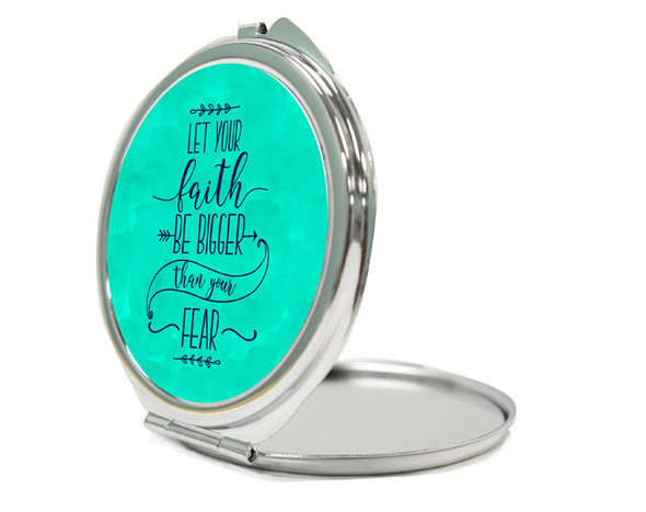 Let Your Faith Be Bigger Compact Mirror Let Your Faith Be Bigger Compact Mirror