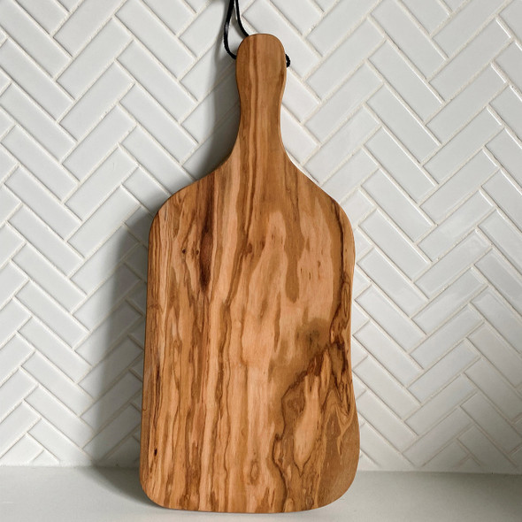 Olive Wood Paddle Board- Engraved Latolines Olive Wood Paddle Board- Engraved Latolines