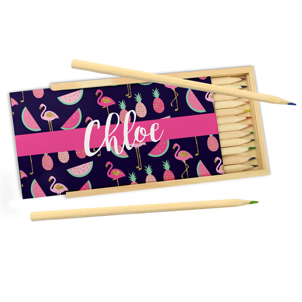 Fruity Flamingo Pencil Box Fruity Flamingo Pencil Box