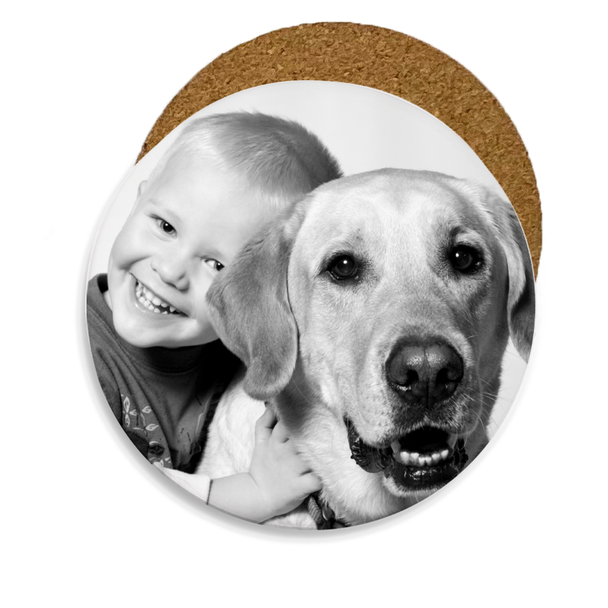 Round Sandstone Photo Coaster Round Sandstone Photo Coaster