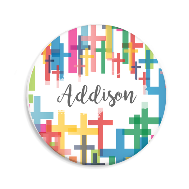 Layered Crosses Sandstone Coaster