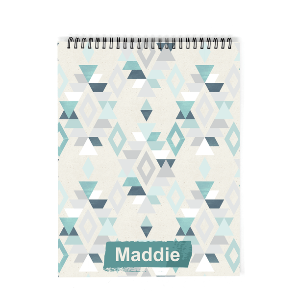 Turquoise Aztec Sketchbook Turquoise Aztec Sketchbook