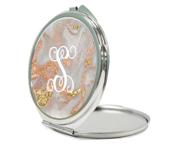 Rosegold Compact Mirror