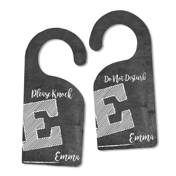 Sketched Alphabet Door Hanger